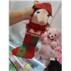 Image 3 : LOT OF STUFFED ANIMALS (PLUS PIG TOILET SEAT COVER SET!)