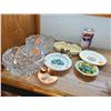 Image 2 : SHELF OF ITEMS. EPICURE OVAL VERRINES CODE 6734 + ASH TRAYS