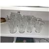 Image 1 : 31 PIECE MID CENTURY MODERN GLASS SET WITH SWIZZLE STICKS