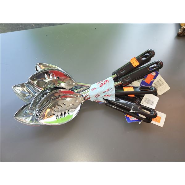 LOT OF 13 NEW SLOTED SPOONS