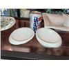 Image 8 : SHELF OF WHITE DISHWARE LOT 3 (6 PIECES)
