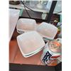 Image 4 : SHELF OF WHITE DISHWARE LOT 4 (3 PIECES)