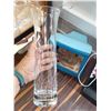 Image 2 : LOT OF 9 TALL CLEAR GLASS CENTERPIECES VASES