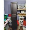 Image 1 : TALL BROWN CABINET WITH 6 SHELVES