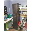 Image 2 : TALL BROWN CABINET WITH 6 SHELVES