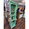 Image 1 : TEAL 5 SHELF DISPLAY STAND