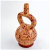 Image 7 : MOCHE STIRRUP-SPOUT VESSEL - PERU ART SCULPTURE