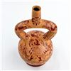 Image 9 : MOCHE STIRRUP-SPOUT VESSEL - PERU ART SCULPTURE