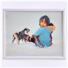Image 2 : 3 ORIGINAL INUIT ART OIL PAINTINGS - G. SIMANTS ‘93