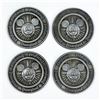 Image 1 : VTG DISNEYLAND MICKEY MOUSE PEWTER COASTERS