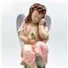 Image 3 : VINTAGE SAD LITTLE ANGEL GIRL - CHALKWARE STATUE