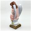 Image 7 : VINTAGE SAD LITTLE ANGEL GIRL - CHALKWARE STATUE
