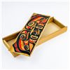 Image 3 : WOODEN CEDAR BOX - CANADIAN HAIDA ARTIST DESIGN
