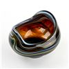 Image 7 : HAND BLOWN SWIRL ART GLASS BOWL SCULPTURE