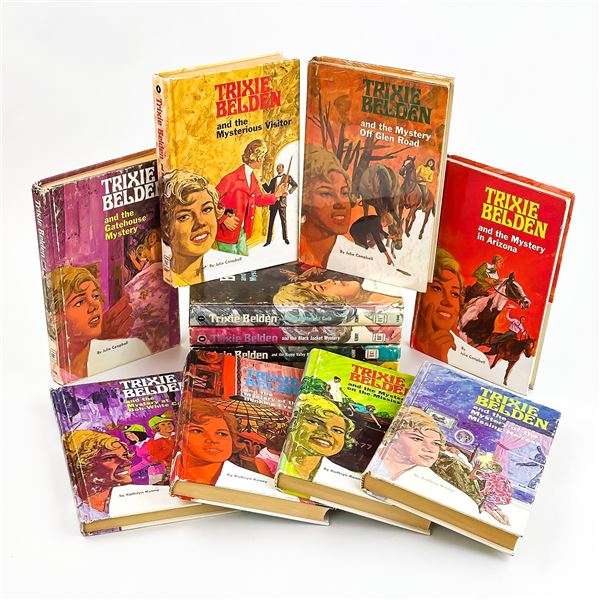 12 VTG TRIXIE BELDON HARDCOVER MYSTERY BOOKS