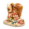 Image 3 : RAGGEDY ANN TEDDY BEAR & GIRL CHALKWARE STATUE