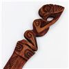 Image 2 : HANDMADE KNIFE-LIKE WOOD CARVING - TAHITI TIKI?