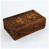 Image 1 : HAND CRAFTED SLIDE LOCK JEWELY BOX WOOD CARVING