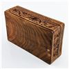 Image 8 : HAND CRAFTED SLIDE LOCK JEWELY BOX WOOD CARVING