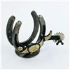 Image 2 : NORDIC FORGE HORSESHOE METAL SCULPTURE HOLDER