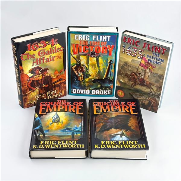 ERIC FLINT HARDCOVER BOOK LOT - ALL FIRST PRINTING