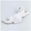 Image 3 : VINTAGE WHITE CERAMIC CAT SCULPTURE - ANIMAL