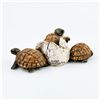 Image 4 : VINTAGE ’89 CASTAGNA TURTLES HATCHING SCULPTURE