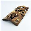 Image 2 : HAND CARVED WOOD MASK - MAYAN WALL DECOR