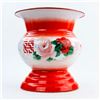 Image 2 : ENAMELWARE GRANITEWARE VASE BON VOYAGE CHINA