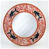 Image 1 : HAND CRAFTED CUT GLASS MOSAIC DOLPHIN MIRROR