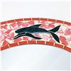 Image 3 : HAND CRAFTED CUT GLASS MOSAIC DOLPHIN MIRROR