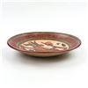 Image 2 : VTG MAYAN POLYCHROME STYLE POTTERY BOWL PLATE