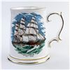 Image 4 : ST. GEORGE FINE BONE CHINA MUG - CLIPPER SHIP 1851