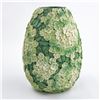 Image 3 : UNIQUE 3D DESIGN - FLORAL LEAFY GREEN PLASTIC VASE