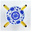 Image 3 : CHINESE PORCELAIN ASHTRAY WITH DRAGON STAND