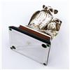 Image 9 : CERAMIC PORCELAIN HORNED OWLS FIGURINE STATUE
