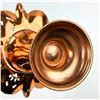 Image 4 : VENETIAN COPPER FLOWER VASE BASKET WITH HANDLE