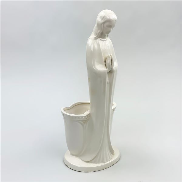 VINTAGE MADONNA IN PRAYER - CERAMIC PLANTER