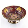 Image 1 : LARGE VINTAGE CLOISONNE ENAMELED BRASS BOWL
