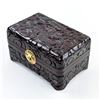 Image 3 : HAND CARVED LAQUER TYPE WOODEN JEWELRY BOX