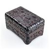 Image 5 : HAND CARVED LAQUER TYPE WOODEN JEWELRY BOX