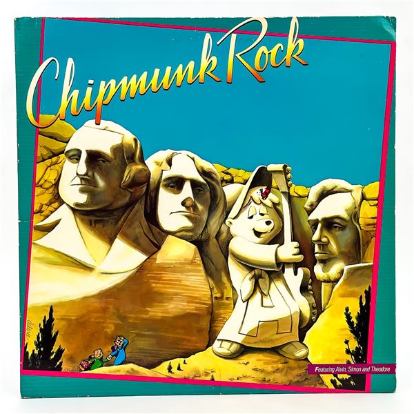 THE CHIPMUNKS - CHIPMUNK ROCK - VINYL LP RECORD