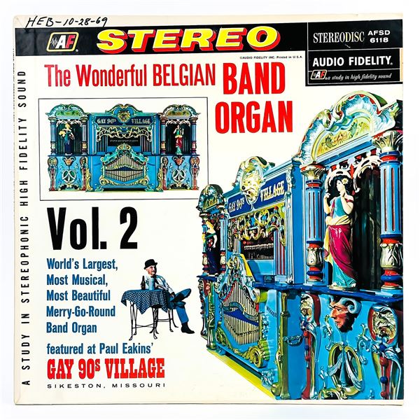 WONDERFUL BELGIAN BAND ORGAN - VOL 2 - EAKIN’S