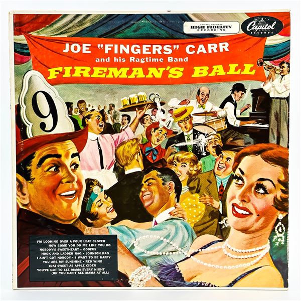 JOE “FINGERS” CARR AND HIS RAGTIME BAND - VINYL LP