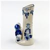 Image 4 : BLUE DELFT DUTCH BOY GIRL KISSING HEART BUD VASE