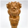 Image 4 : ASHOKA PILLAR WOOD SCULPTURE - EMBLEM OF INDIA