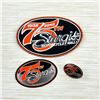 Image 1 : STURGIS 75TH BIKER RALLY PIN PATCH STICKER SET - NEW