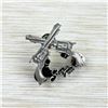 Image 1 : STURGIS 78TH BIKER JACKET REVOLVERS GUNS PIN - NEW