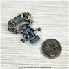Image 2 : STURGIS 78TH BIKER SKULL & CROSSBONES PIN - NEW