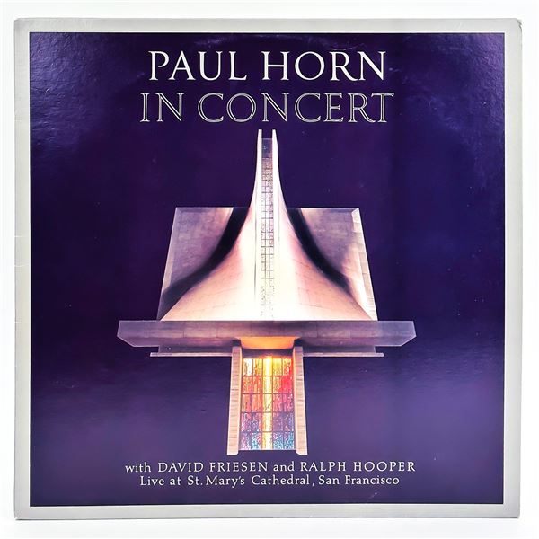 PAUL HORN - IN CONCERT - VINYL LP RECORD ALBUM